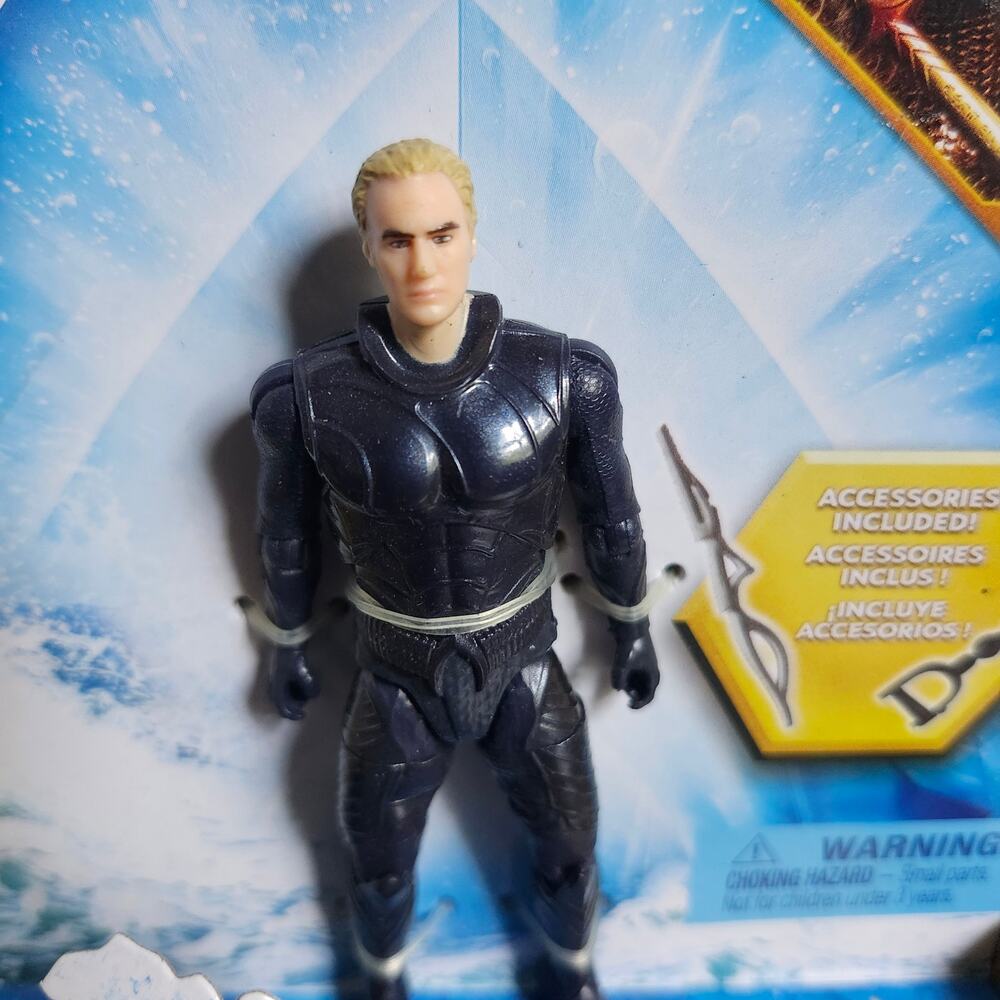 DC Aquaman Lost Kingdom Orm Figure Spin Master Display Pack Open Box